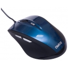 Мышь DIALOG Katana Optical MOK-17U, голубая, USB, проводная, 6 кн., + колесо прокрутки (1/40)